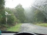 Gunyah Junction in the rain. Full image is 73Kb.
